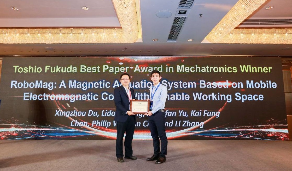 The Toshio Fukuda Best Paper Award in Mechatronics