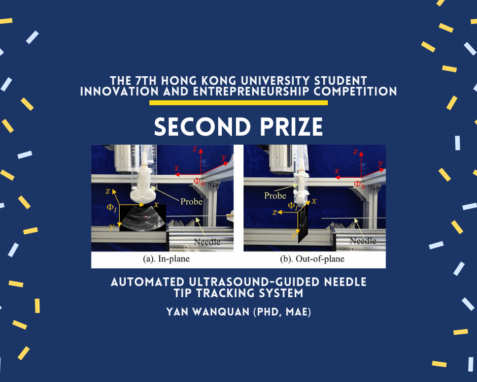 Postgraduate student’s winning project: Automated Ultrasound-Guided Needle Tip Tracking System