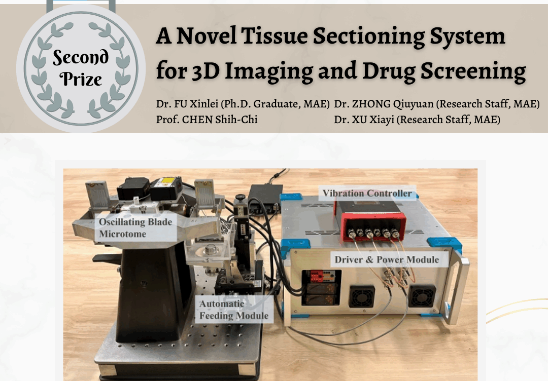 PhD graduate’s winning project: A Novel Tissue Sectioning System for 3D Imaging and Drug Screening